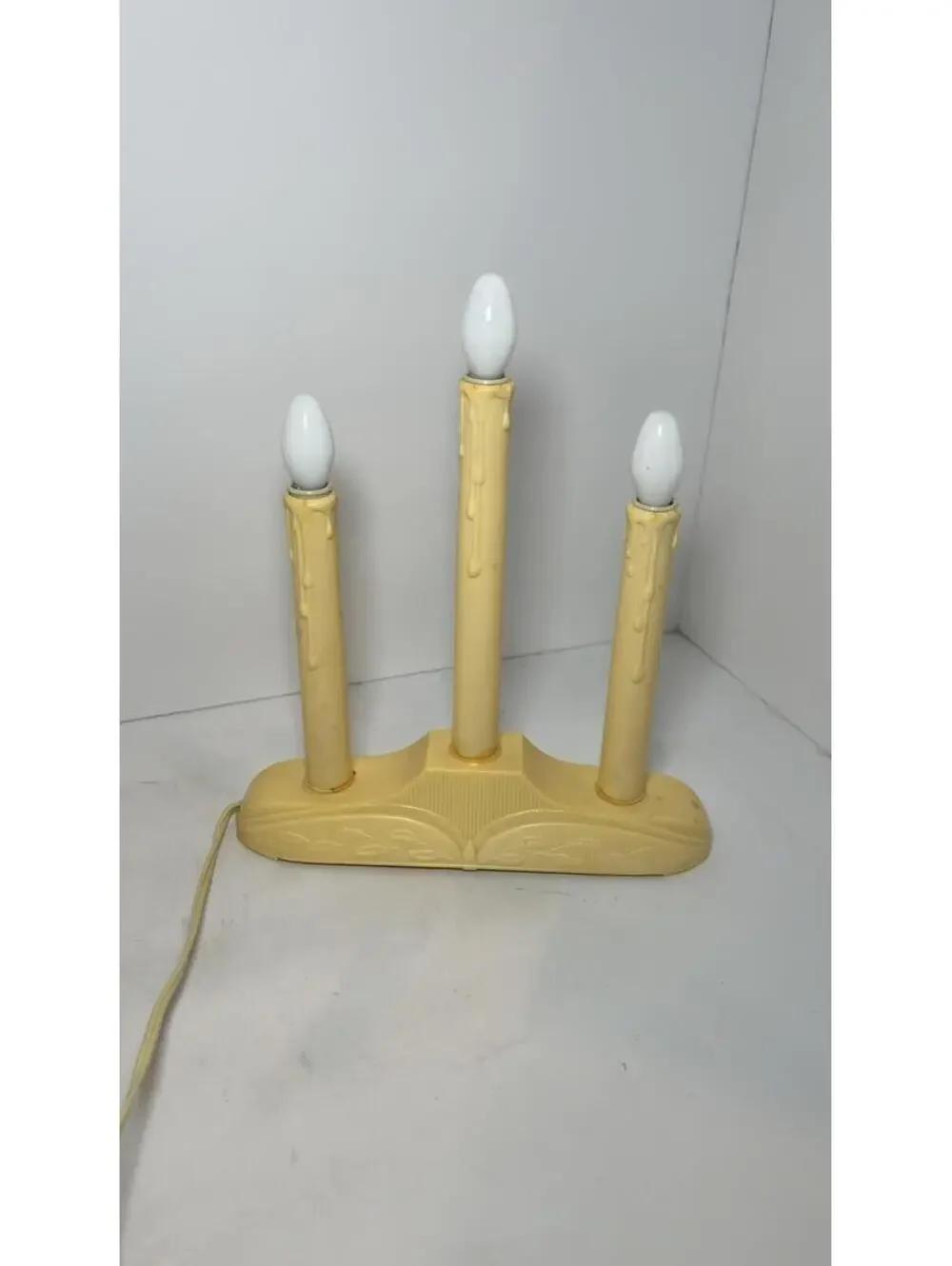 Vintage 50’s 3 Light Window Candles Tested And Works Pre Owned In Original Box